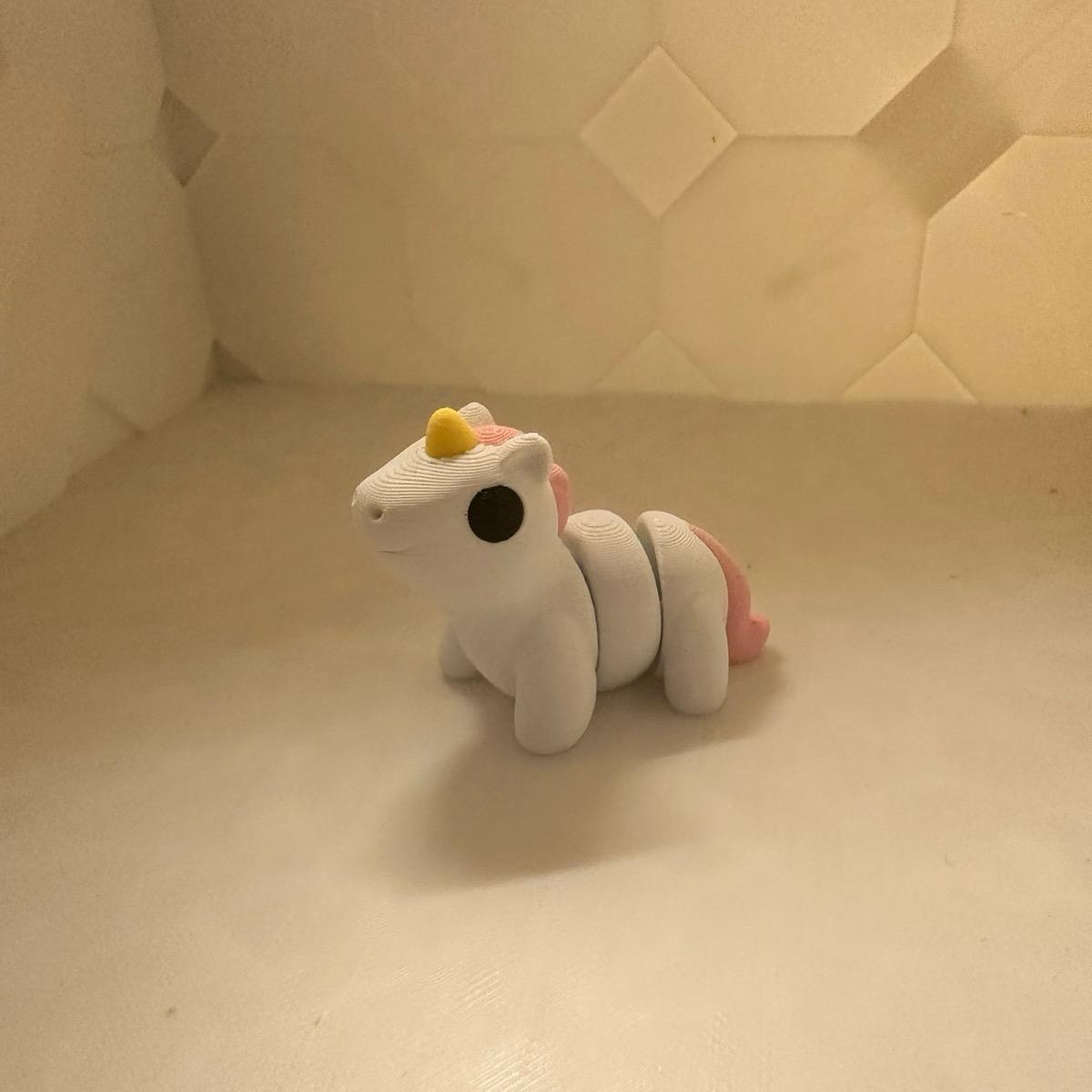 3D printed baby Unicorn