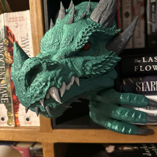 Dragon book nook Decor Print Ornaments